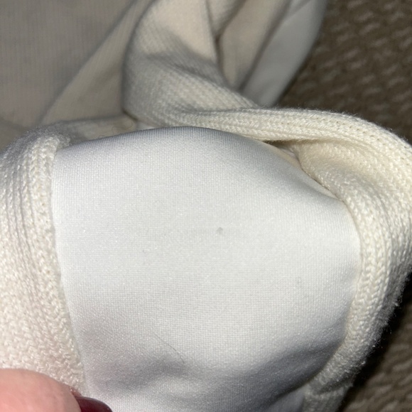 Athleta | "Mesa" hybrid T-Nick sweater | Cream | Women's M | Wool/poly blend - Picture 5 of 5